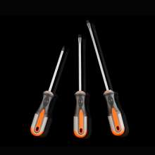 Manufacturer Jiutong manual screwdriver with cross three-color handle multifunctional strong magnetic durable screwdriver
