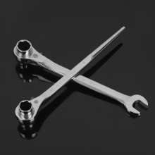 Manufacturer Jiutong Pointed Tail Ratchet Wrench Extended Opening Ratchet Wrench Hardware Tool