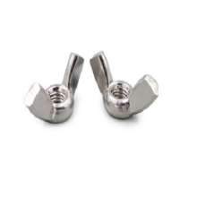 304 stainless steel wing nuts wholesale. Nut. Cold hit butterfly nut ingot nut claw nut DIN315