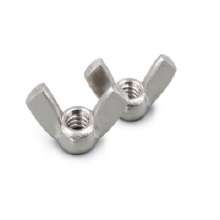 304 stainless steel wing nuts wholesale. Nut. Cold hit butterfly nut ingot nut claw nut DIN315