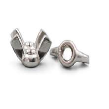 304 stainless steel wing nuts wholesale. Nut. Cold hit butterfly nut ingot nut claw nut DIN315