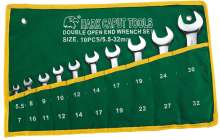 Eagle head set open-end wrench 20 set of open-end wrench 8-piece set 10-piece set 14-piece set Open-end wrench Torx wrench Combination wrench