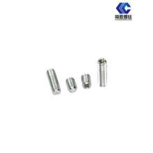 201 304 stainless steel set screws. M2M3M4M5 Hexagon socket flat-end machine screw DIN913. Screw