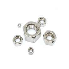 Factory direct 201 304 stainless steel nuts wholesale. Nut. DIN934 hex nut custom hex bolt cap