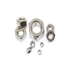 Factory direct 201 304 stainless steel nuts wholesale. Nut. DIN934 hex nut custom hex bolt cap