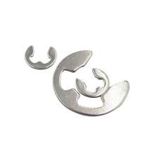 Factory direct 201 304 stainless steel opening retaining ring. Screw washer. Wholesale external circlip, customized E-shaped circlip buckle, E-shaped buckle