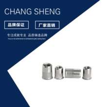 304 stainless steel blind rivet nuts. Screw. Customized flat head rivet nut with hexagon small side