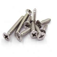 Factory direct 201 stainless steel KA countersunk head tapping screws. Screw flat head tapping screw custom cross tapping