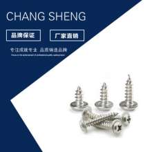 Direct selling 304 stainless steel with gasket self-tapping wholesale with gasket self-tapping screws, custom cross round head with self-tapping. Screw