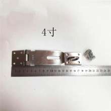 Stainless steel lock plate lock buckle lock row hasp door buckle lock buckle
