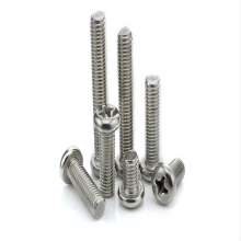 Direct selling 201 stainless steel round head machine wire wholesale PM cross screw custom round head cross screw pan head machine wire. Screw. Screw