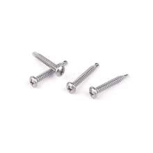 410 stainless steel pan head cross drill tail wholesale cross round head drill tail self-drilling screws custom dovetail screws. Screws