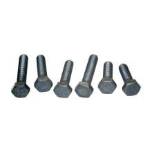 Grade 8.8 high-strength hexagonal bolts. High-strength hexagonal bolts black hexagonal bolts with trimmed outer hexagonal bolts. Screws