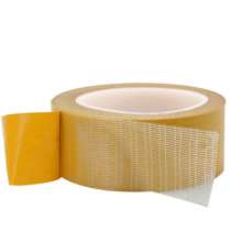 Manufacturer customized fiber double-sided tape, transparent glass grid, high temperature resistant sealing tape, strong adhesive cloth tape