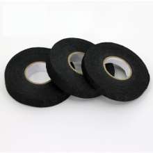 Manufacturer black car wiring harness flannel tape electrician hand tear wear-resistant anti-static polyester cloth tape