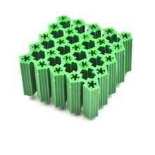 Factory direct sales of plastic expansion tube. 6 PCT boxed green new material Siamese expansion tube. 8 PCT 6MM rubber stopper pellets. Expansion screw pellets