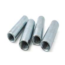 Factory direct galvanized round extension link nut. Nut. Screw joint nut Screw connection nut M6M8M10