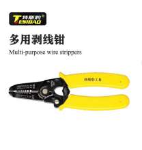 Tesi Leopard Monochrome Wire Stripper Multifunctional Manual Wire Stripper Electrician Wire Stripper Pliers Cable Stripper