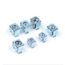 Manufacturers sell standard cabinet nuts. Nuts. Cage nuts. Floating nuts. Cage nuts. Square females.