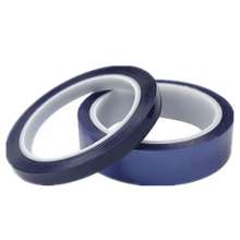 PET blue high temperature tape, single-sided connection with silicone mask, high viscosity, no residue, high temperature resistant tape customization