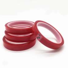 Manufacturer customized pet red high temperature tape, high temperature resistant silicone, strong adhesive leather connection, no residue adhesive tape
