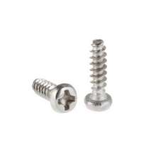 Manufacturers sell nickel-plated PB round head flat tail self-tapping screws. Phillips pan head microcomputer electronic small screws