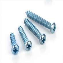 Manufacturers sell galvanized half round cross pan head tapping screws wholesale. Screws. High strength round head cross tapping screws