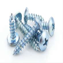 Manufacturers sell self-tapping screws galvanized large flat head self-tapping screws. Cross recessed large flat head self-tapping screws umbrella heads. Screws