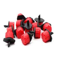 8-hole Red Riding Hood ground insert flow adjustable dripper. Irrigation head. Water-saving irrigation Little Red Riding Hood removable and washable button dripper
