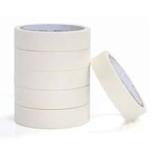 The manufacturer produces white masking and paper tape, spray paint for masking, high viscosity, easy to tear, no residual glue, writing adhesive tape customized