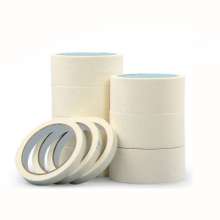 The manufacturer produces white masking and paper tape, spray paint for masking, high viscosity, easy to tear, no residual glue, writing adhesive tape customized
