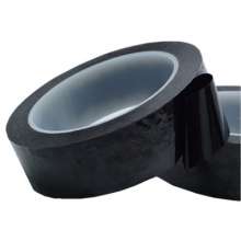 Black pet tape Glossy black single-sided shading tape matte die-cutting punching shading tape