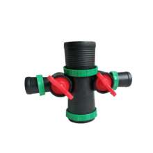 Soft belt four-way valve. Valve. Production and sales of water-saving irrigation water with four-way valve orchard farmland micro-spray with water with four-way valve