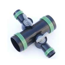 Soft belt four-way valve. Valve. Production and sales of water-saving irrigation water with four-way valve orchard farmland micro-spray with water with four-way valve