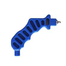 Simple bending iron head punch. Production and sales of micro-spray pipe joints water-saving irrigation bypass hole drilling device
