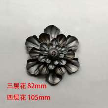 Iron accessories stamping three-layer flower 82mm four-layer flower 105mm octagonal flower round leaf round flower leaf