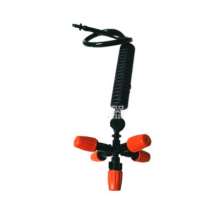 Five-outlet five-hole cross atomizing micro-spray. Nozzle. Hanging production and sales of water-saving irrigation ground plug-in hanging nozzle set