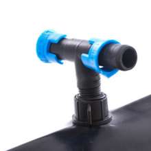 16 soft belt pull ring tee. Production and sales of agricultural water-saving irrigation hose hose soft belt pull ring tee joint