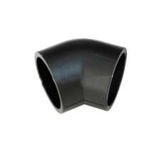 HDPE hot melt elbow. 45 degree butt joint. Production and sales of hot melt butt elbow water-saving irrigation PE joint
