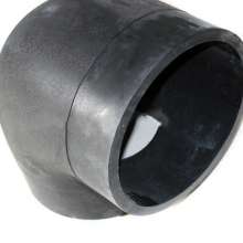 HDPE hot melt elbow. 45 degree butt joint. Production and sales of hot melt butt elbow water-saving irrigation PE joint