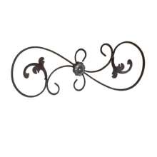 Wrought iron fittings fence guardrail stair handrail decorative flower pole 65 high S-shaped iron flower pole size can be customized