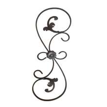 Wrought iron fittings fence guardrail stair handrail decorative flower pole 65 high S-shaped iron flower pole size can be customized