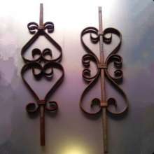Wrought iron flower pole wrought iron staircase flower pole stair handrail railing accessories wrought iron decorative guardrail fence