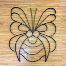 Iron plate stamping blessing character home decoration blessing character hotel garden decoration accessories