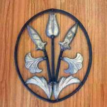 Iron plate stamping blessing character home decoration blessing character hotel garden decoration accessories