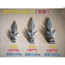 Iron Art Fittings Spear Point Spear Point 25 Square Mouth Punching Hollow Point 157/190 High Fence Guardrail Decoration