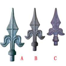 Iron accessories forged spear tip wrought iron spear tip gate guardrail fence decoration protective spear tip factory direct sales