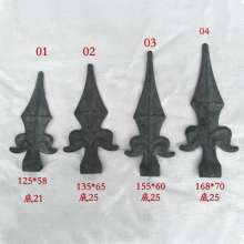 Wrought iron accessories wrought iron spear point forged spear point special spear point for fence and fence