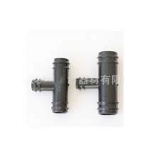 PE pipe drip irrigation pipe simple inverted tee. Tee. Production and sales of water-saving irrigation equipment accessories socket tee joint