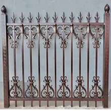 Iron gate guardrail fence decoration accessories Aquarius croissant sleeve double-sided welding 20 square/25 square/30
